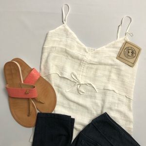 NWT The Earth Collection cream tank *see desc*